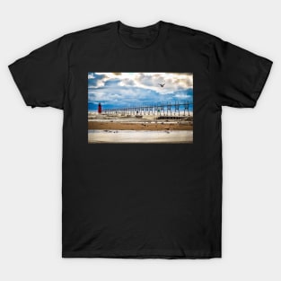 "South Haven Lighthouse" - South Haven, MI T-Shirt